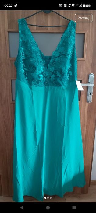 Nowa suknia zielona 54