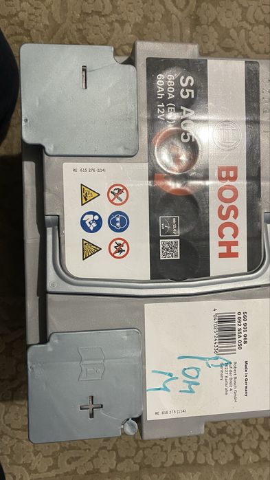 Автомобільний акумулятор BOSCH S5 A05  (0092S5A050)