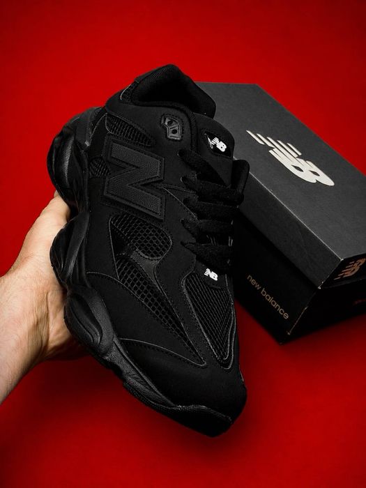 Кросовки New Balance 9060 Black Кросовки Нюьбеланс New Balance черные мужские Много размеров Кожаные мужские кроссовки е коасовки нюбеланс