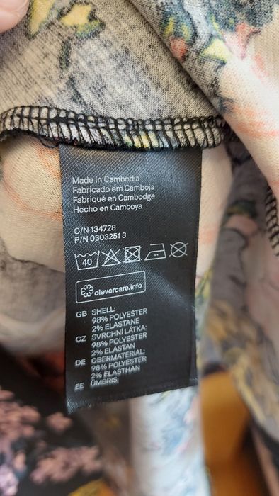 Sukienka H&M kwiaty 40