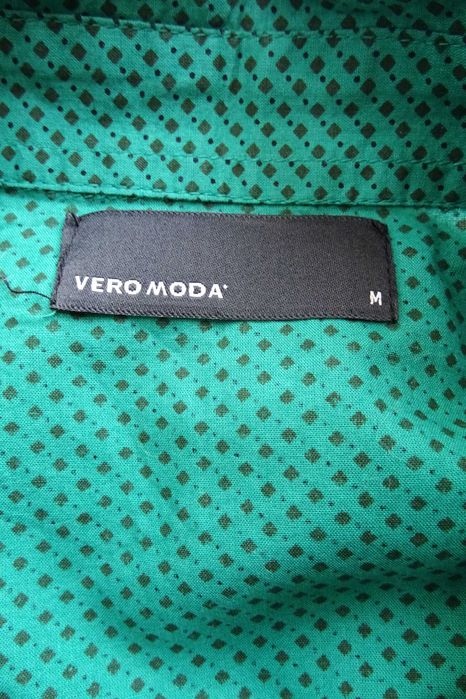 Koszula 3/4 rękaw, Vero Moda, zieleń, rozmiar M (38), bacic casual