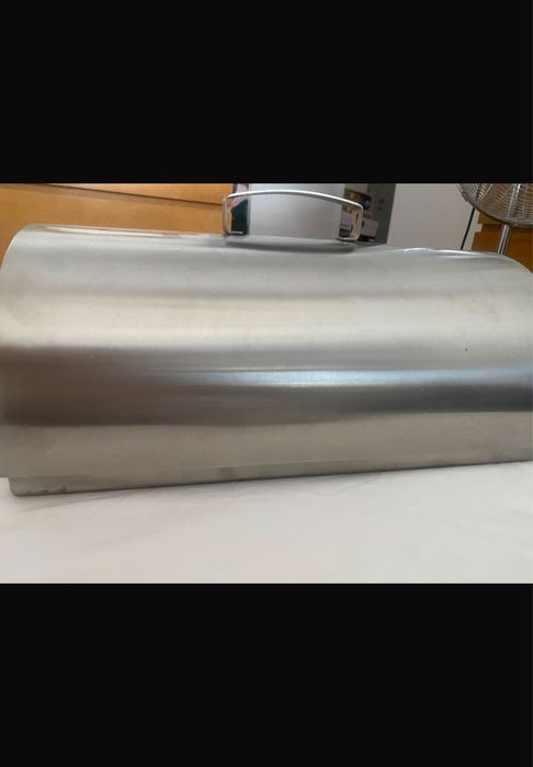 Caixa do Pão em Aço Inox IKEA