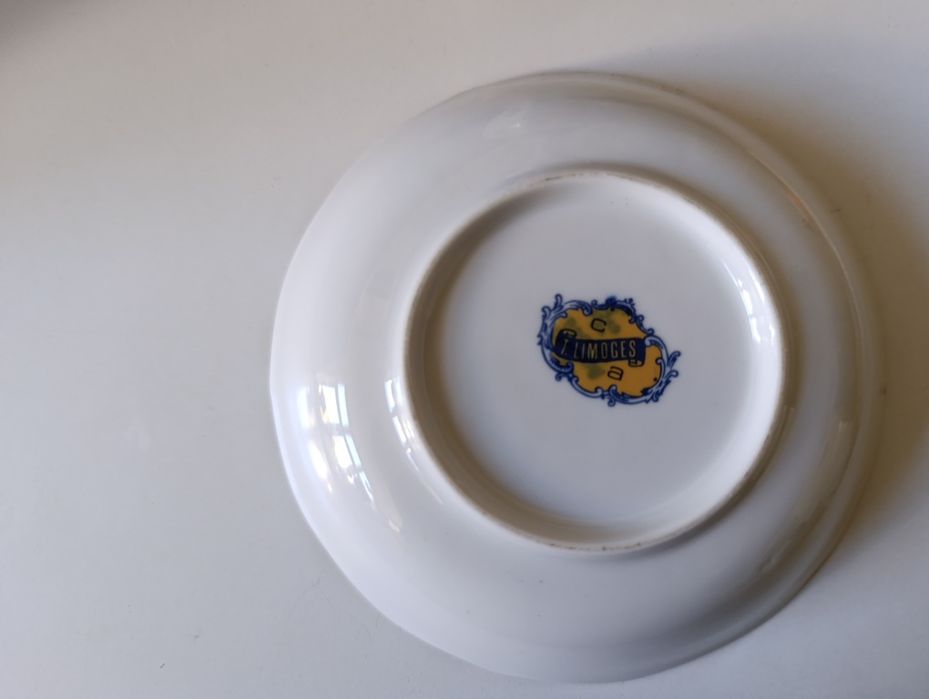 Taça de Limoges floral