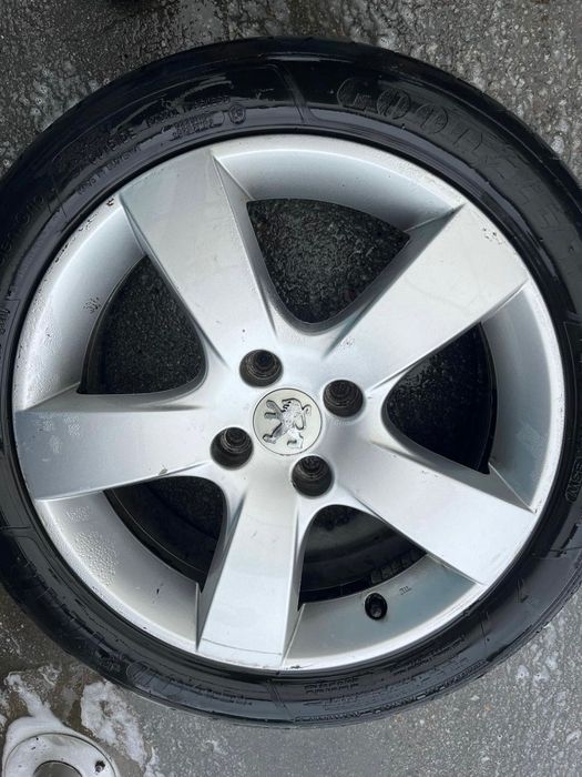 Alufelgi 17” Peugeot + śruby i koło zapasowe