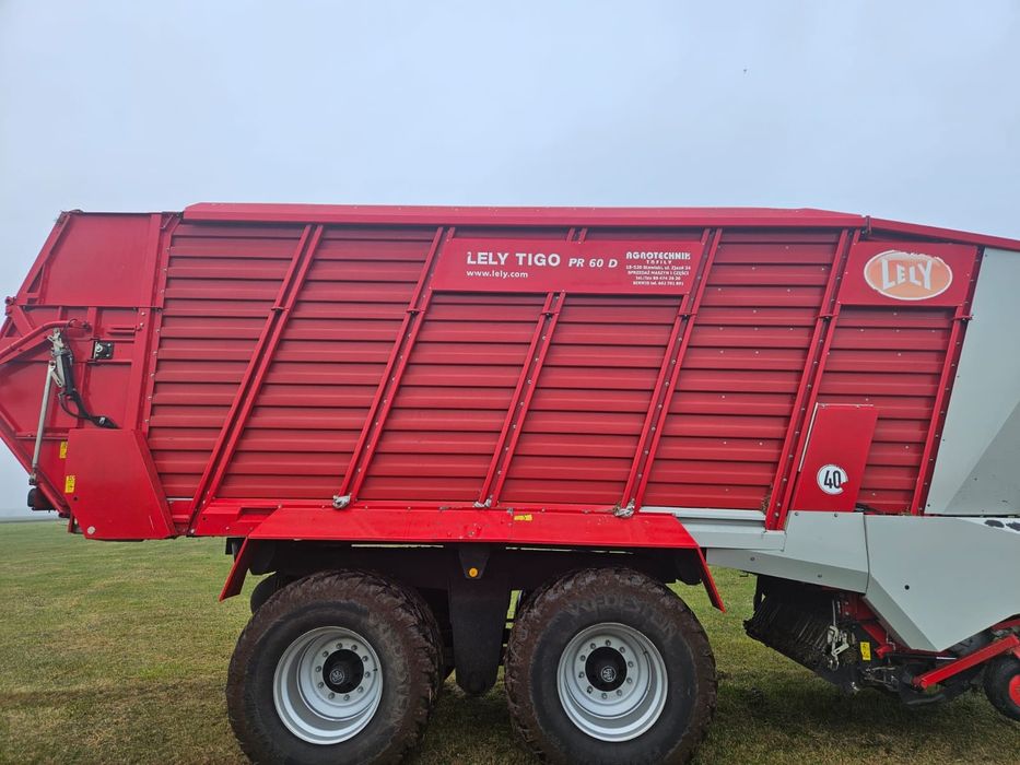 Przyczepa samozbierająca Lely Tigo  PR 60 D