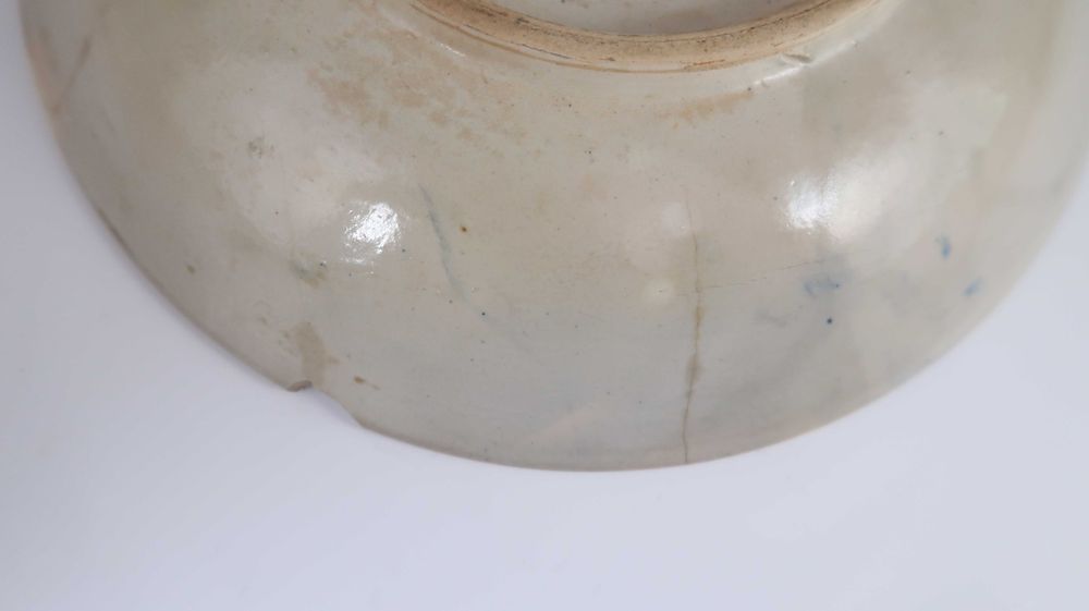 Prato Grande Galo Cerâmica Oriental - 32 cm