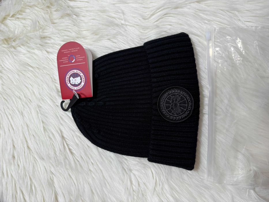 Шапка Canada goose | Зимова Шапка Канадський гусь | тепла наложка