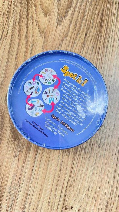 Brinquedo Educacional Do Jogo de Cartas Dobble Elsa