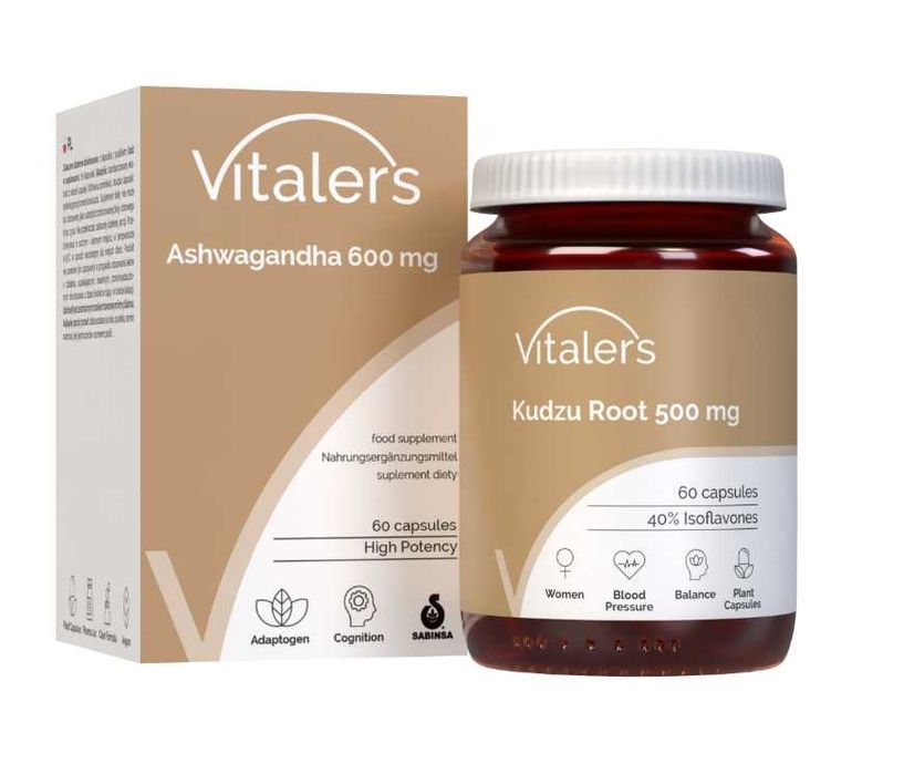 Ашваганда 60 капсул 600мг Виталерс Vitalers Ashwagandha 60 600mg
