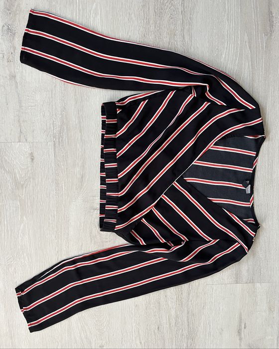 Krótka bluzka w paski H&M