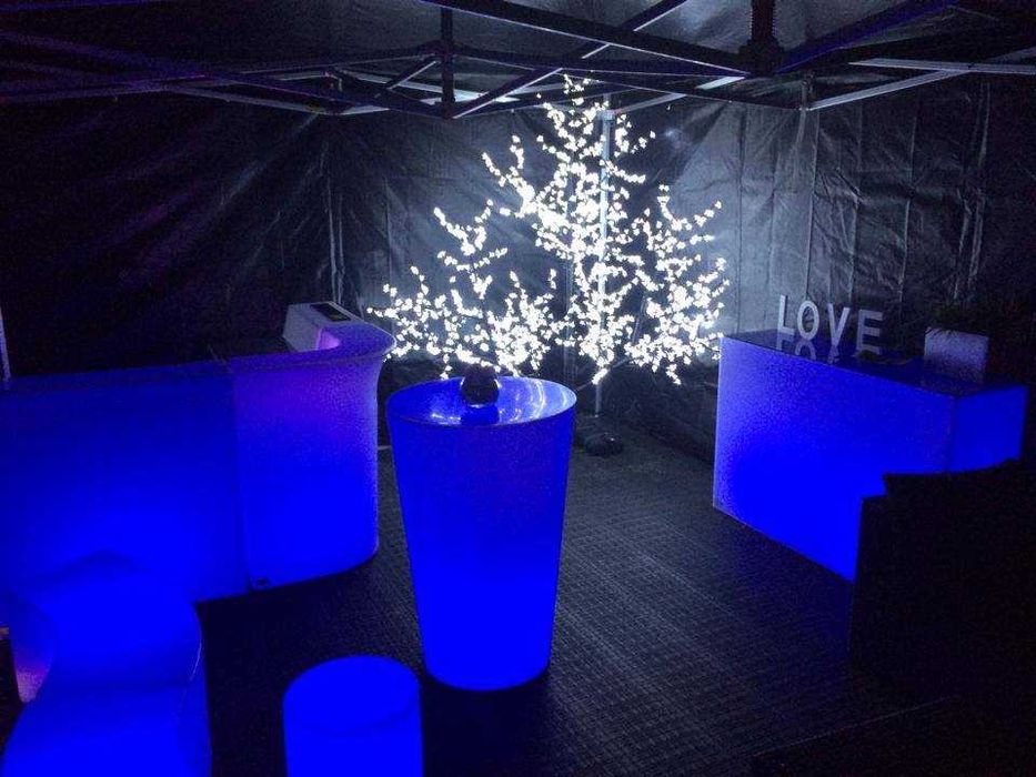 Mobiliario led iluminação