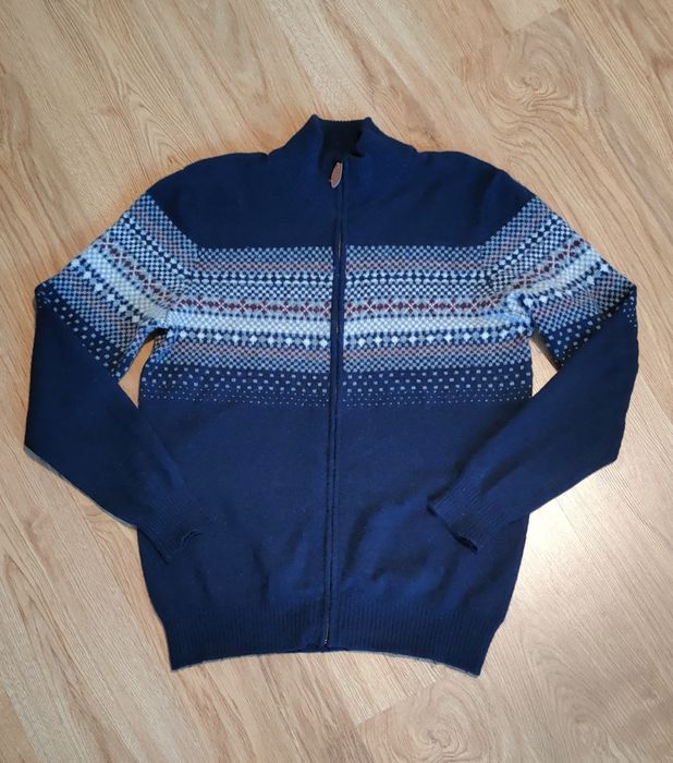 Wyprzedaż Sweter bluza męska L wełna Redford Bardzo dobry stan