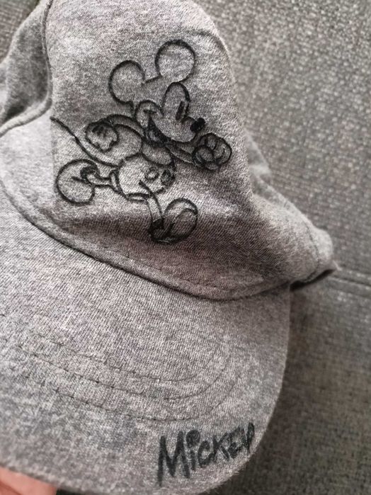 Czapka z daszkiem Mickey Disney H&M 80 szara