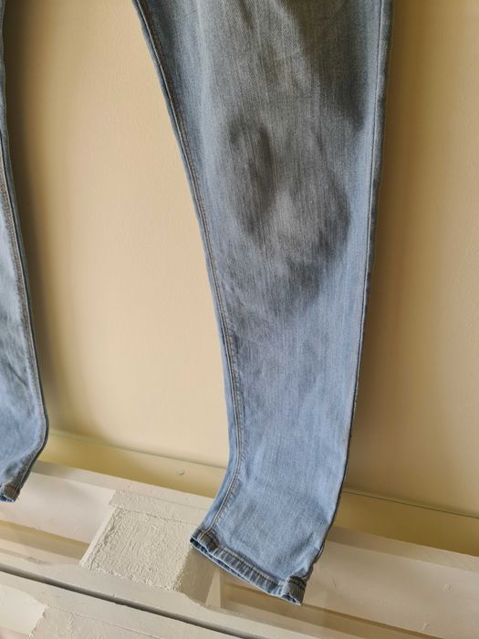 Calças de Ganga Azuis Pull & Bear Super Skinny Tamanho 42 Pants Jeans