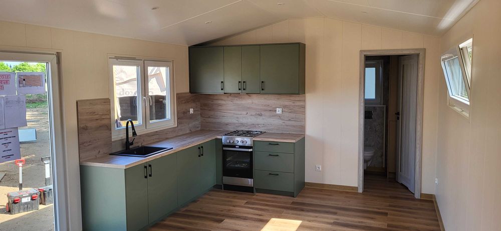 NOWY całoroczny domek biuro mobilny Premium - powierzchnia 35 m²