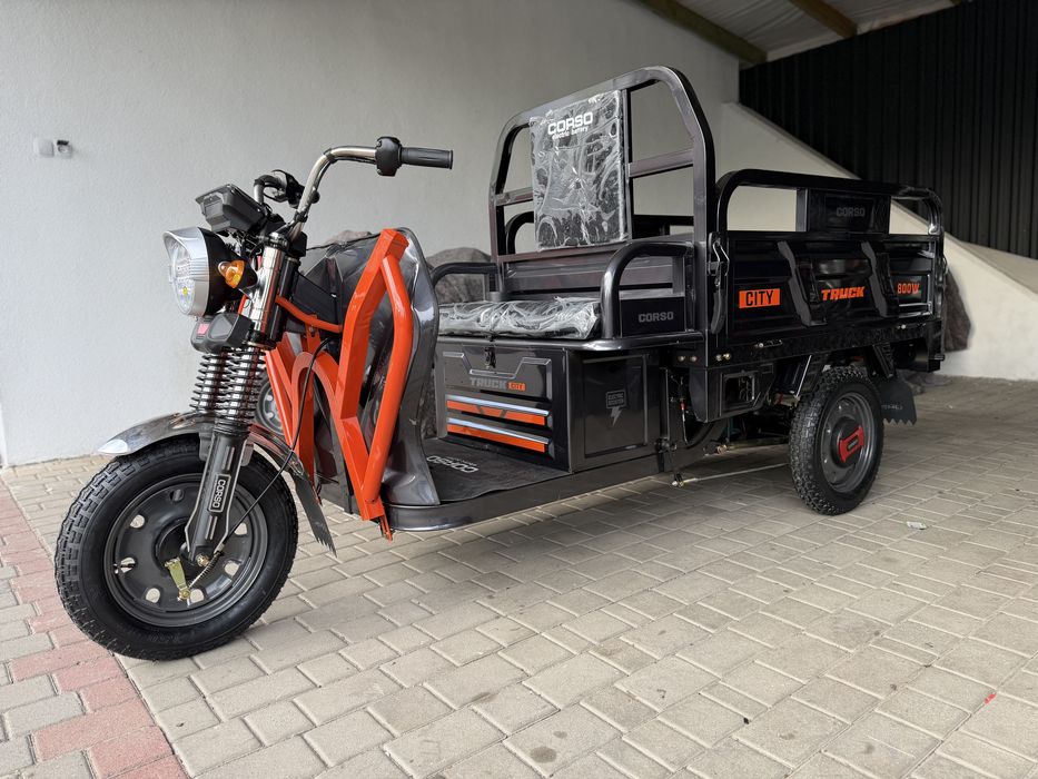 Електричний вантажний трицикл Corso City Truck