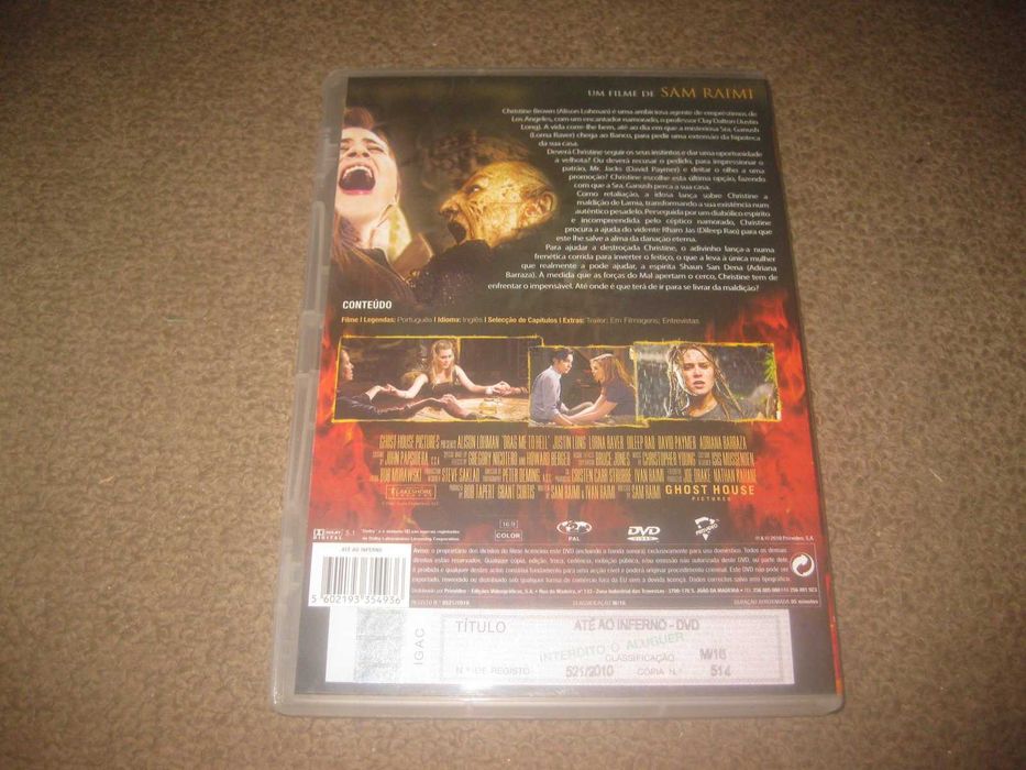 DVD "Até ao Inferno" de Sam Raimi/Raro!
