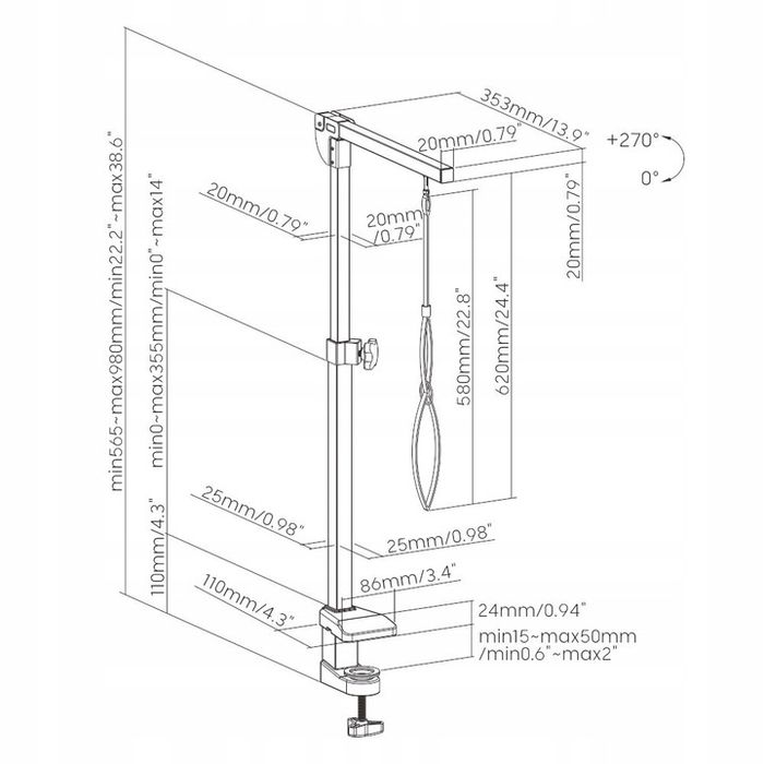 Ramię Groomerskie Dla Zwierząt Groomer Mobilne