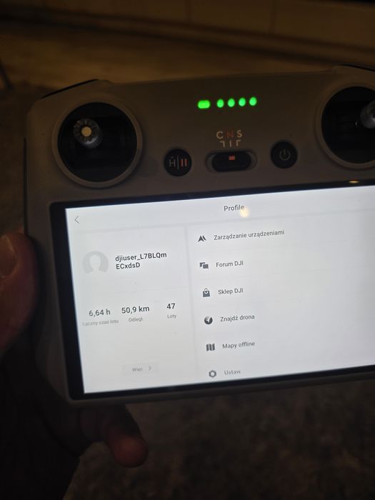 Dron dji mini 3 Kontroler RC dwie baterie karta ładowarka Etui  mega z