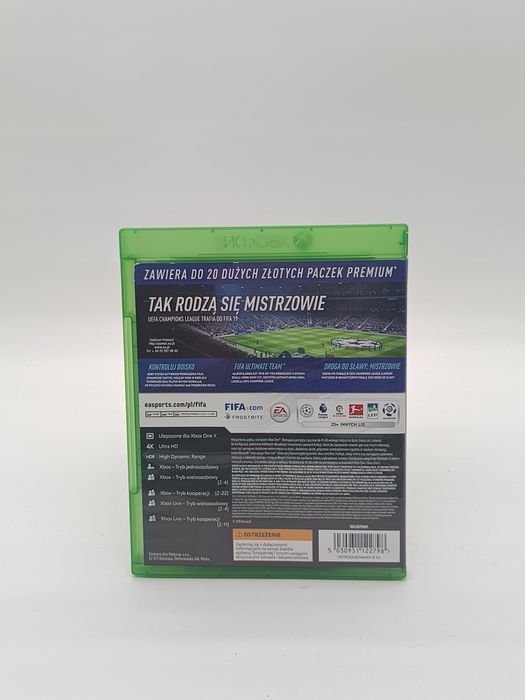 fifa 19 xone używana xbox one pudełkowa