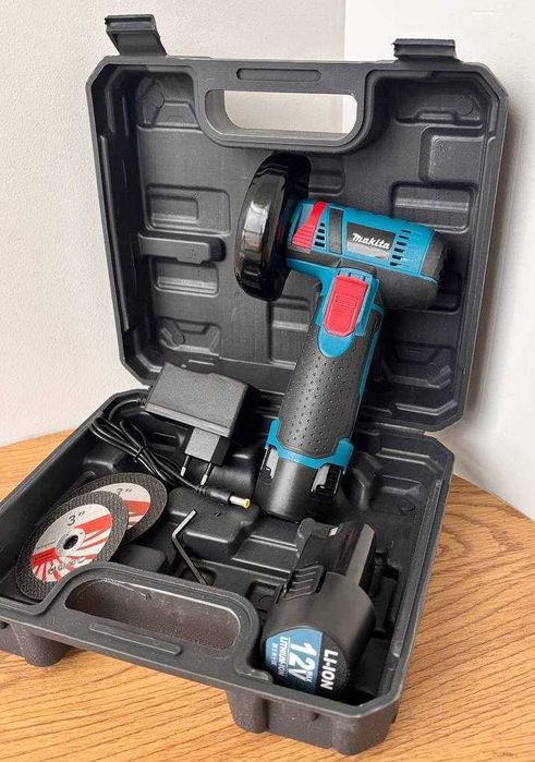 Акумуляторна болгарка Makita кутова шліфувальна машина КШМ макіта 12В