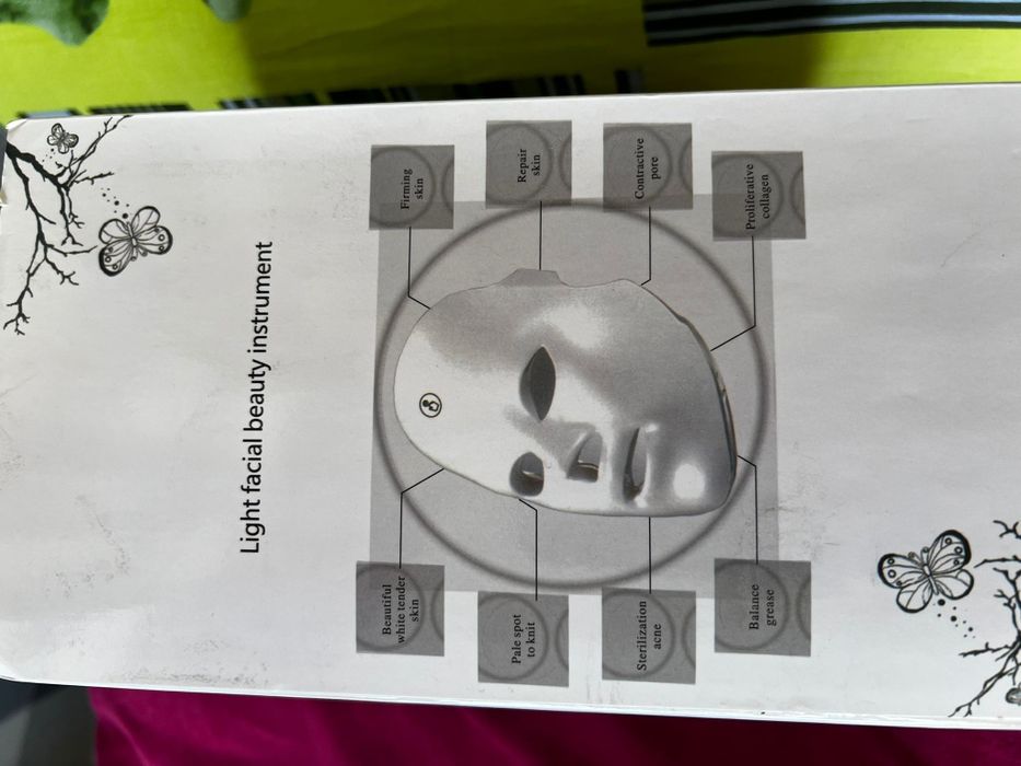 Maska Led do terapii światłem