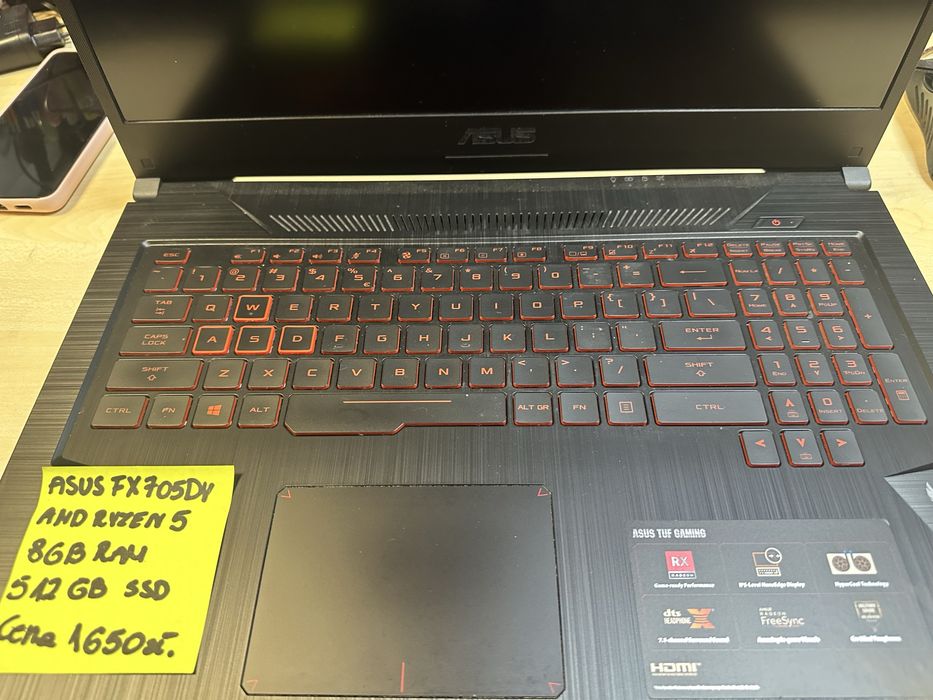 Laptop asus FX705DY