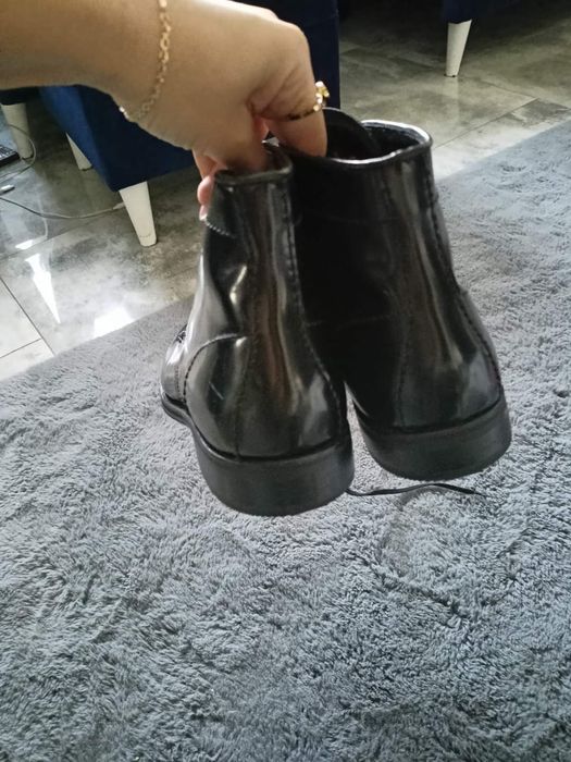 Mango MEN nowe kozaki skóra r41