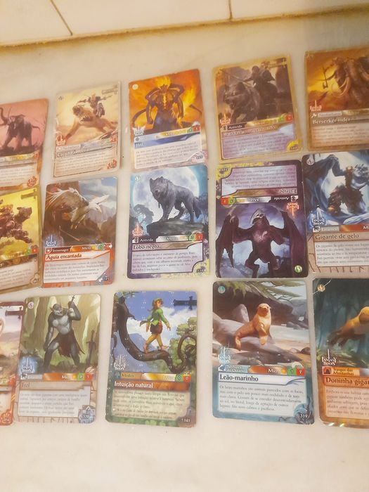 Conjunto de 24 Cartas Coleccionáveis Fantasy Riders
