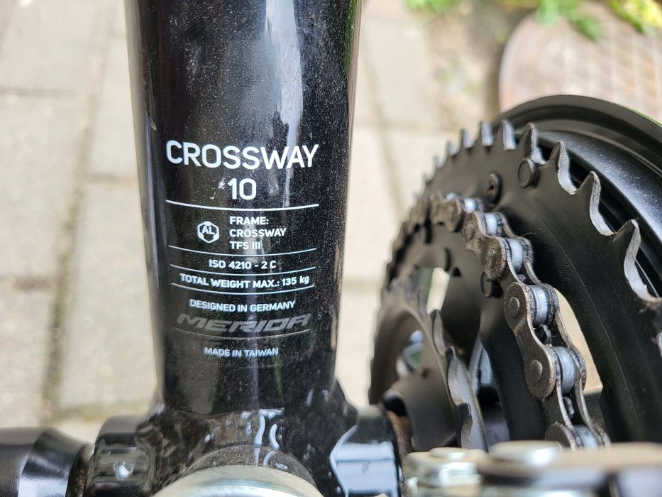 Rower  Merida Crossway 10 (jak nowy kupiony 04.2026)