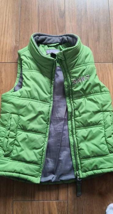Zielona kamizelka bezrękawnik H&M, rozm. 98