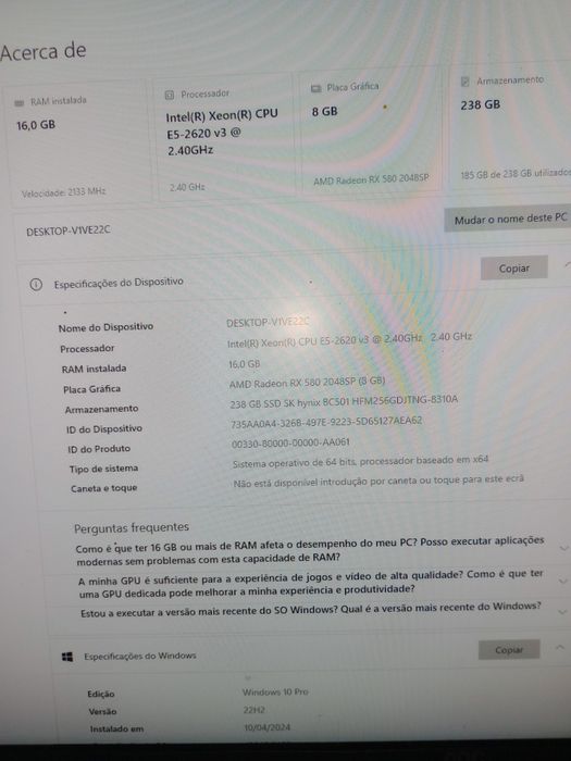 computador como novo