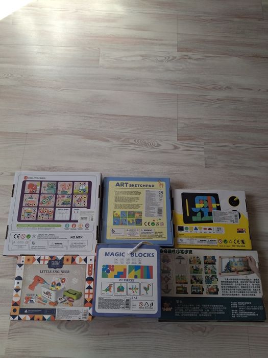 Мозаїки: магнітна, з кульками, крупна, з болтами, з шуруповертом .