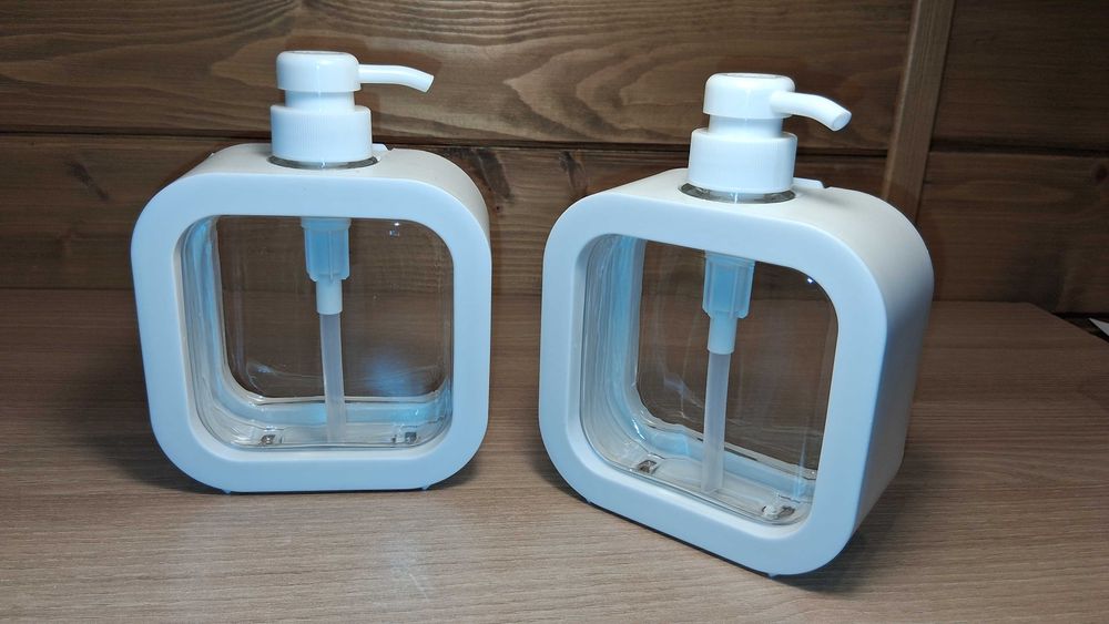 Zestaw 2 Nowoczesnych Dozowników Na Mydło W Płynie