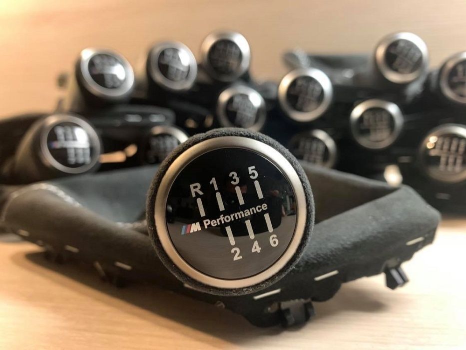 Original BMW Manete Velocidades M Performance c/ Fole Alcantara - Nova