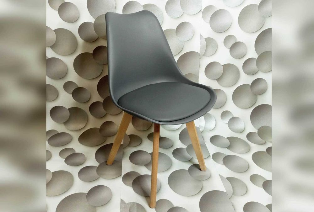 Стілець крісло для кухні Loret вітальні, кафе сірий / Стул кухонный