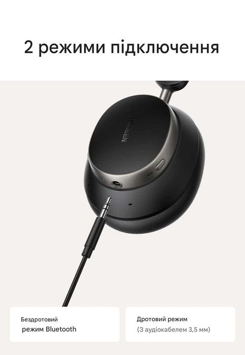 Бездротові навушники UGREEN Studio Pro 48dB ANC, Hi-Res LDAC, 120 год