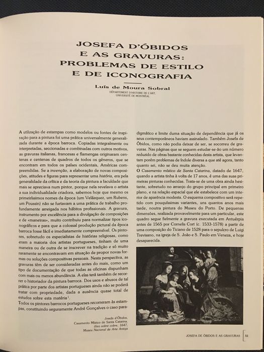 Josefa de Óbidos e o Tempo Barroco