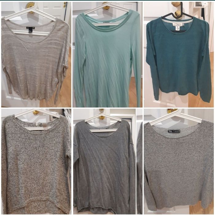 *ZARA* ONLY* RESERVED* markowa bluzki swetry WYPRZEDAŻ