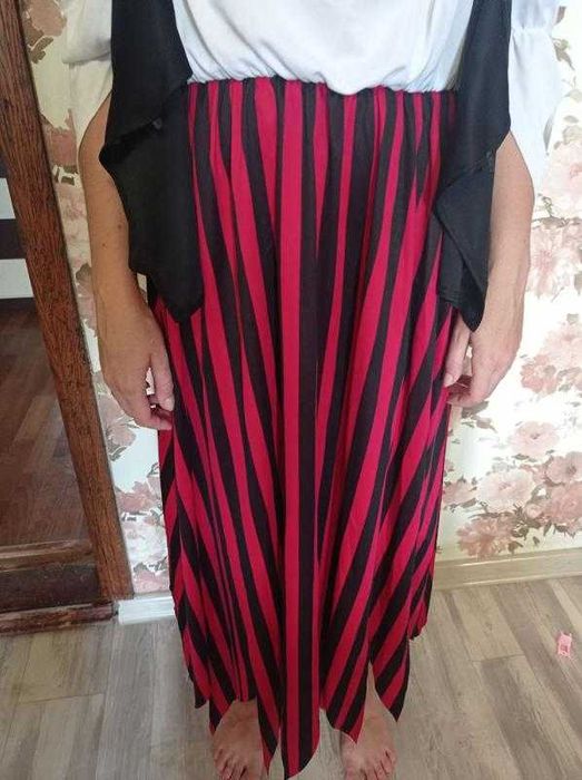 Карнавальный костюм эльф,помощник санты пиратка аниматор 185 см m,l,xl