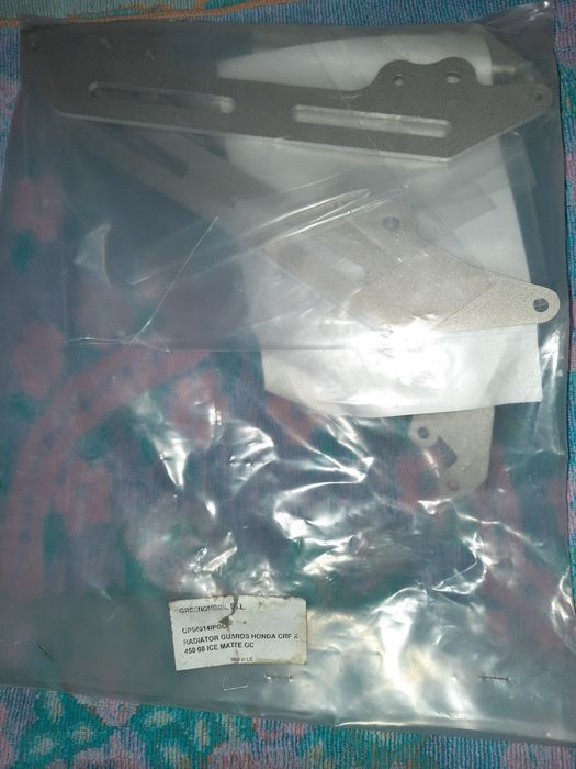 Proteções de radiador moto motocross enduro