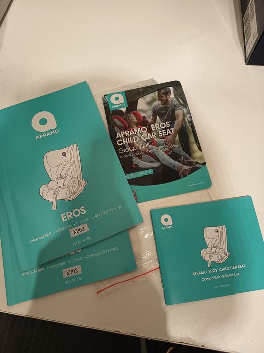 Cadeira Auto APRAMO Eros Black