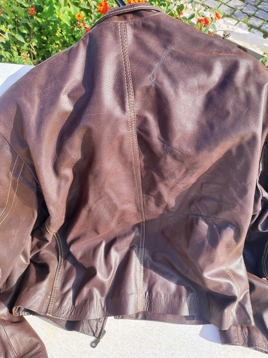 Casaco Pele Castanho