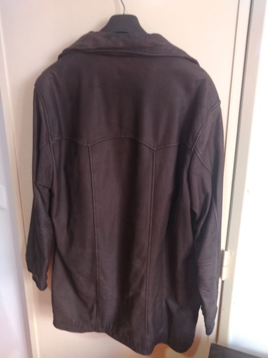 Blusão de pele castanho Casa das Peles