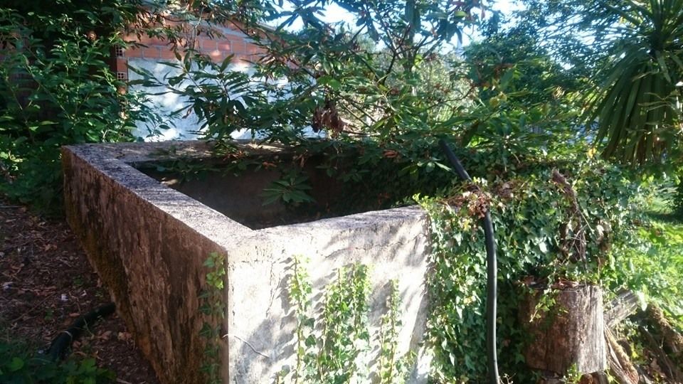Moradia para reconstrução e Quinta com barracão, canastro e poço.