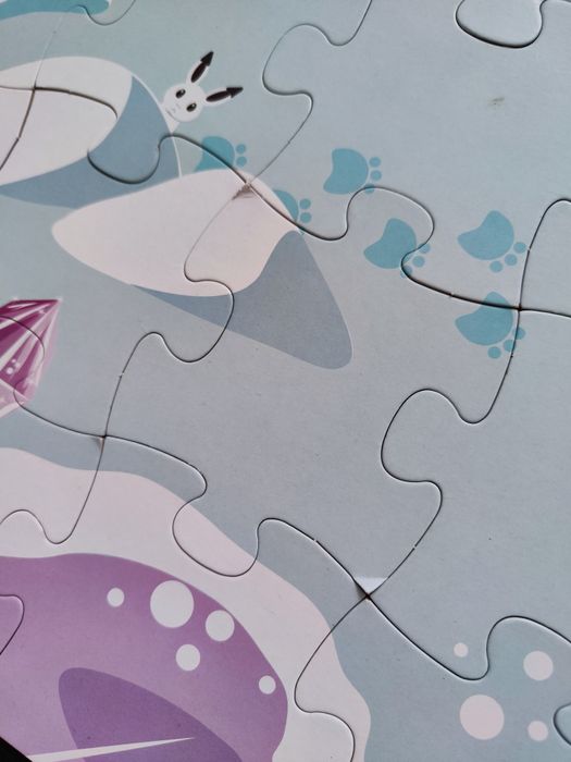 Klocki drewniane zamek lodowy trefl