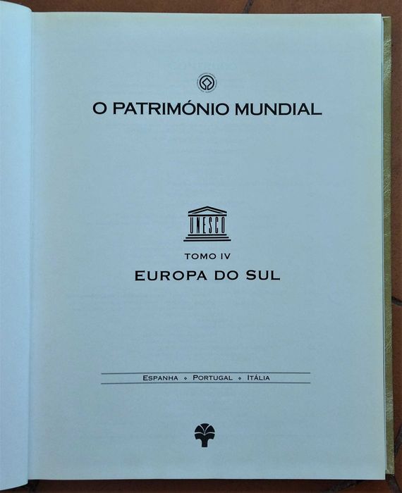 Coleção PATRIMÓNIO MUNDIAL da UNESCO, 12 volumes encadernados