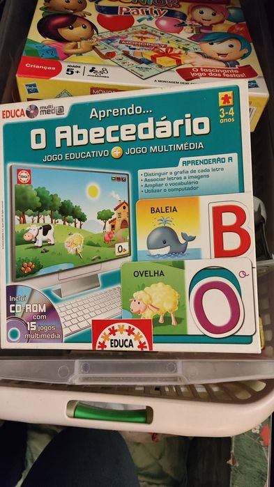 Jogo aprendendo o abecedário