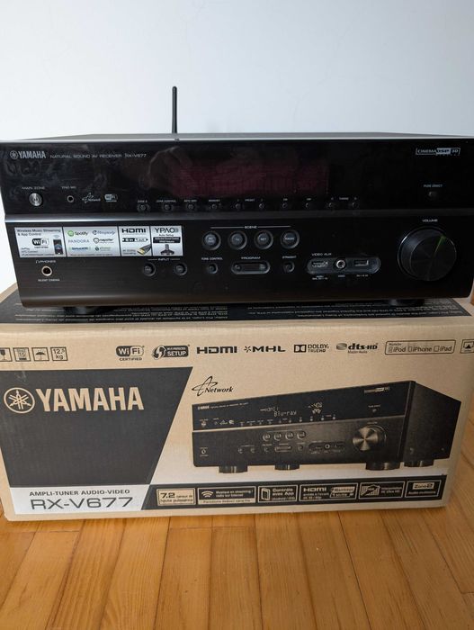 Amplituner Yamaha RX-V 677 - 7.2 kanałowy