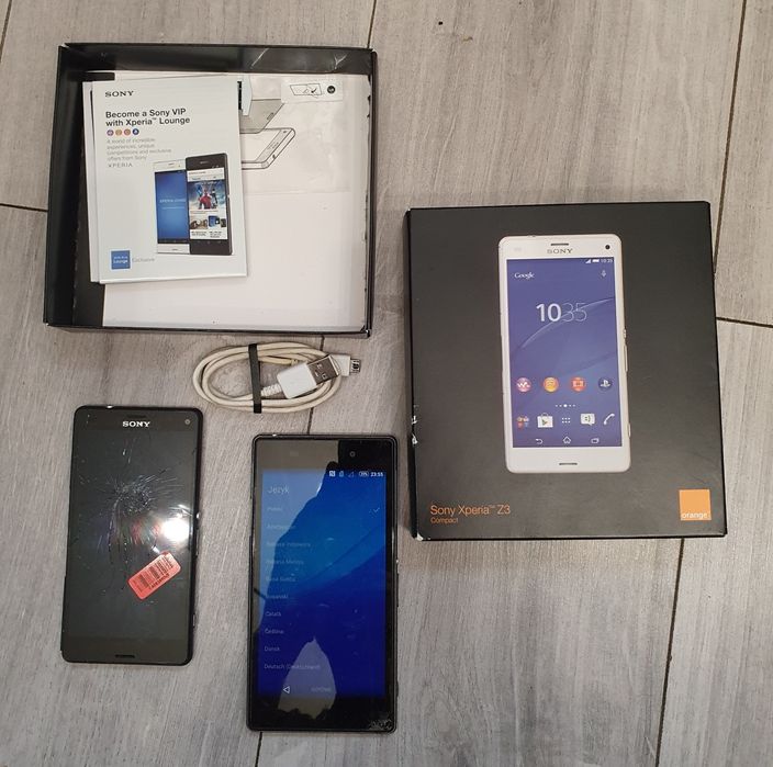 Telefony Sony Ericsson Z na części